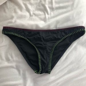 Black bathing suit bottoms